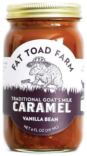 Vista 8 de Fat Toad Farm - Salsa de Caramelo Tradicional de Leche de Cabra/Cajeta, Original, Sin Gluten, 8 fl oz