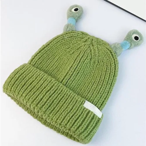 Vista 6 de Inboxxe Gorro de punto lindo y divertido, gorro de punto de invierno para padres e hijos
