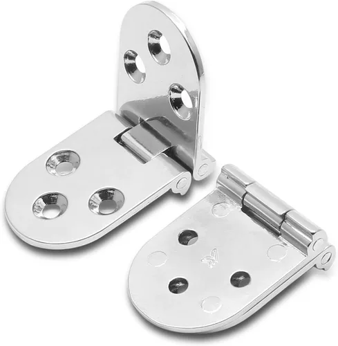 Vista 3 de Piutouyar Bisagra de bandeja de mayordomo plateado, bisagra plegable de alta resistencia de 180 grados para mesas plegables y accesorios de muebles