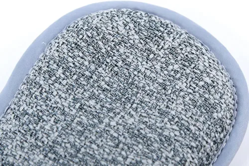 Vista 9 de Esponja de microfibra de doble acción para cocina, esponjas multiusos para cocina, esponja de microfibra antiarañazos junto con fregado resistente