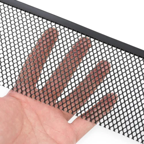 Vista 6 de HECASA Grille Mesh Set Compatible with 2020-2024 Chevy Chevrolet Corvette C8 Front Inner Mesh Honeycomb Grill Guard Radiator Grille Vent Insert