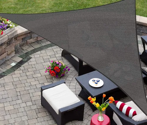 Vista 15 de AsterOutdoor - Toldo parasol rectangular de 16 x 16 pies, Toldo con bloqueador ultravioleta para patio, patio trasero, césped, jardín, actividades