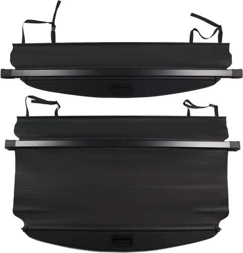 Vista 5 de Marretoo Cubierta de carga para Toyota Rav4 2006 2007 2008 2009 2010 2011 2012 para accesorios de Toyota Rav4, negra, retráctil, estilo de fábrica