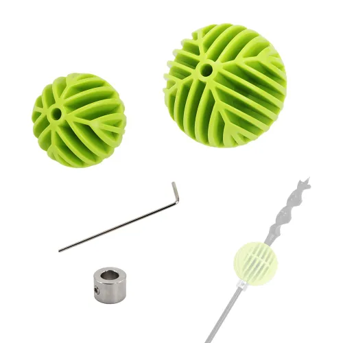 Herramienta de colocación de brocas flexibles y kit de guía de bola de parachoques para brocas de vástago de 3/16 pulgadas, incluye guías de 1-3/4
