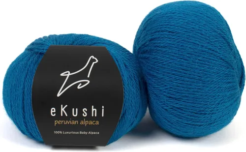 Vista 85 de 100% Hilo de Alpaca Baby para Tejer y Ganchillo - 1 Cono de Hilo Premium DK - Ligero, Hipoalergénico y Térmico Hecho en Perú - Ideal para Proyectos