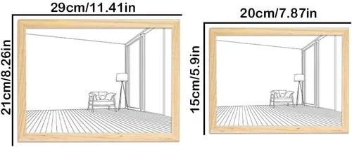 Vista 6 de Pintura iluminada (alimentada por USB, 3 modos de iluminación), imagen de luces LED, decoración de pintura de iluminación, decoración de pared