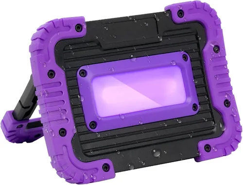 Luz Negra Recargable, Luz Negra Alimentada por Batería, Luz Negra UV Inalámbrica de 395nm para Fiesta de Neón Brillante, Brilla en la Oscuridad,