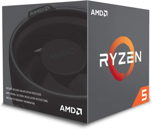 Vista 2 de AMD Procesador Ryzen 5 1600 65W AM4 con enfriador Wraith Stealth (YD1600BBAFBOX)