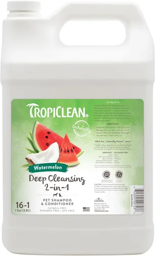Vista 21 de TropiClean Champú Desodorante para Perros con Olor, Champú Profesional para Perros, Poderoso Control del Olor, Seguro para Cachorros, Aroma a Aloe