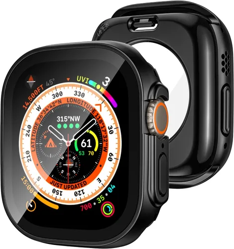 Vista 17 de Tensea - Funda protectora de pantalla impermeable para Apple Watch (2 en 1) para Apple Watch Serie SE 6, 5, 4, accesorios de 40 mm, iWatch protector
