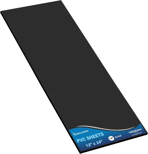 Vista 82 de Mega Format Hojas de plástico de PVC expandido, hoja blanca rígida de 8.5 x 11 pulgadas para manualidades, señalización y exhibiciones, tablero