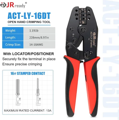 Vista 3 de JRready Kit de conectores Deutsch de 801 piezas – Conector de 2 3 4 6 8 12 pines IP68 impermeable, tamaño 16 contactos estampados 14-18AWG