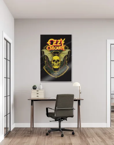 Vista 6 de Ozzy Osbourne - Music Poster (Skull) (Size: 24" x 36") (Laminated Poster)