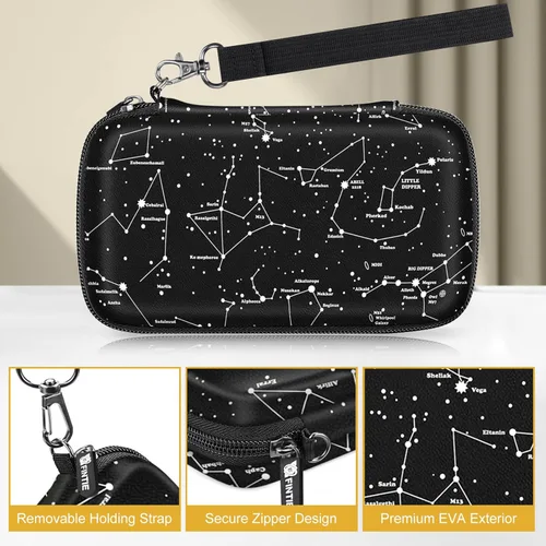 Vista 3 de Fintie Funda protectora para cámara e impresora Kodak Step/Mini 2 HD/PRINTOMATIC/Kodak Smile - Funda de transporte rígida a prueba de golpes