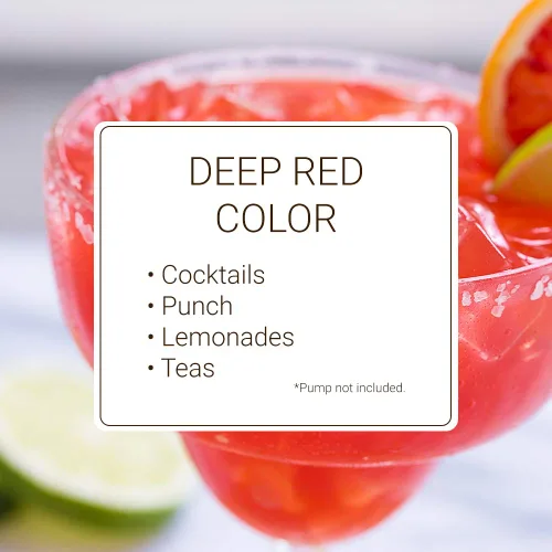 Vista 4 de Monin - Jarabe de hibisco, sabor floral único, ideal para cócteles, tés y limonadas, sin gluten, sin OMG (1 litro)