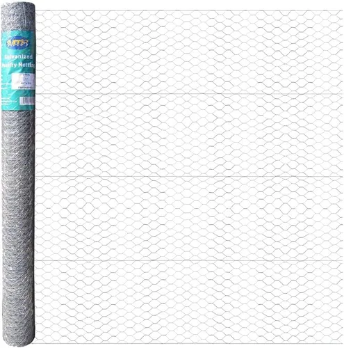 Vista 15 de MTB 20GA - Alambre hexagonal galvanizado para aves de corral, 12 pulgadas x 25 pies x 1 pulgada