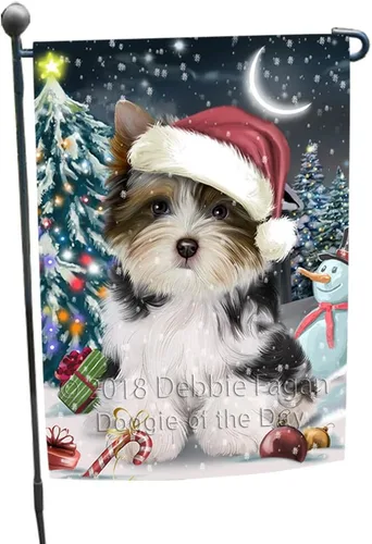 Vista 28 de Doggie of the Day Biewer Dogs Garden Flags - Christmas Time Camping - Double Sided - Yard Lawn Spring Decorative Gift - Home Decor 12 1/2"w x 18"h