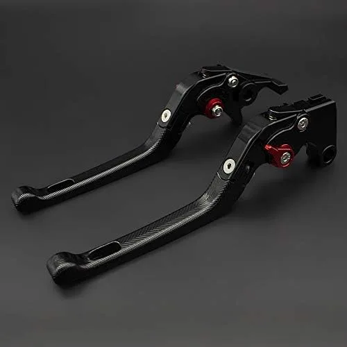 Vista 4 de FXCNC Racing CNC Palancas de embrague de freno plegables 3D de aluminio ajustable para Ducati HYPERMOTARD 821 SP 2013-2015 HYPERMOTARD 939 SP