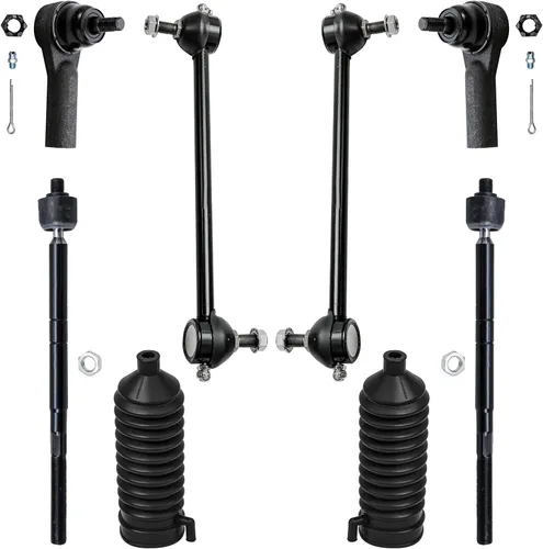 Vista 7 de Detroit Axle - Kit de suspensión frontal de 12 piezas para Ford 2001 2002 2003 2004 Escape Mazda Tribute, 2 puntales, 2 brazos de control inferiores