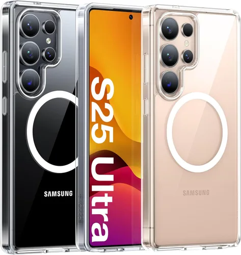 Vista 26 de TORRAS - Funda protectora magnética para Samsung Galaxy S23 6.1 pulgadas, prueba de caídas de grado militar, apta para MagSafe, parte trasera Negro