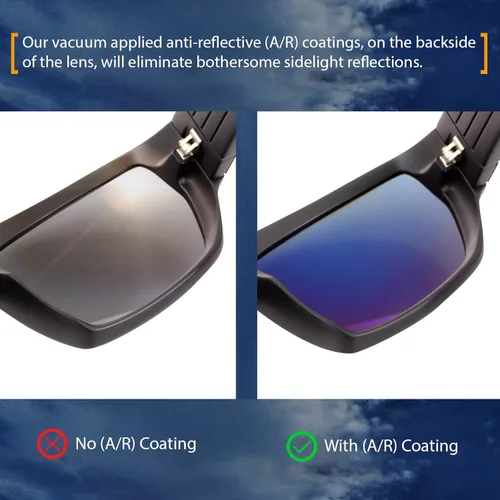 Vista 6 de IKON LENSES Lentes de repuesto polarizadas para gafas de sol Oakley Holbrook XL (OO9417)