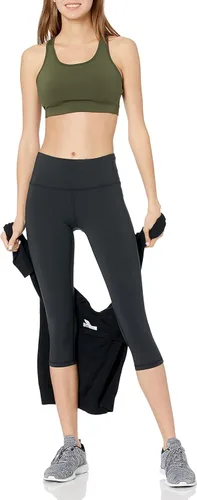 Vista 4 de Tienda Essentials Leggings capri Active Sculpt de tiro medio para mujer