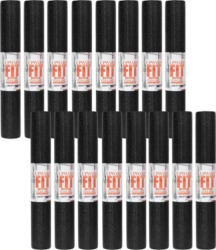 Vista 8 de 12 or 16-Pack Value Yoga Mat, 68" x 24" Non Slip Exercise Mat, 3mm Thick Gym Mat, Bulk Non Toxic Yoga Mats for Schools and Studios