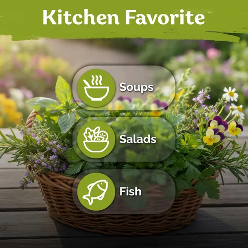 Vista 18 de KVITER 700 semillas de bálsamo de limón para plantar (Melissa Officinalis) - Semillas de hierbas medicinales orgánicas y tradicionales - Cultivar