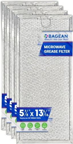 Vista 8 de Filtro de microondas de repuesto de 13.3" x 5.85" WB06X10596 Filtro de microondas GE compatible con Whirlpool Maytag Samsung - Filtro de grasa