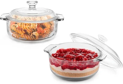 Vista 10 de Libbey juego de cacerola de vidrio, 6