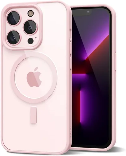 Vista 125 de oakxco Funda magnética transparente compatible con Magsafe, delgada, transparente, no amarillea, híbrida de silicona suave y cubierta protectora