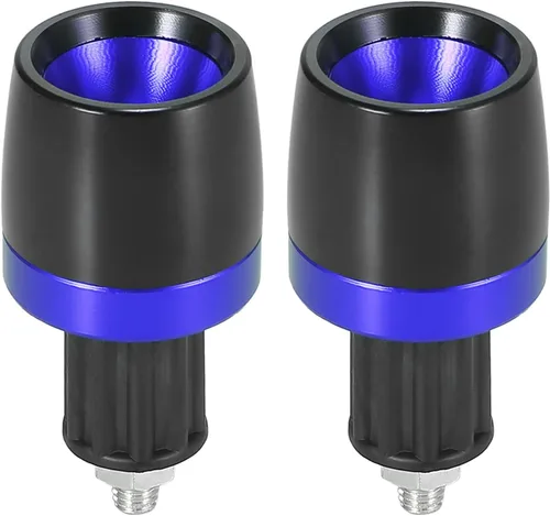 Vista 11 de Motoforti 2 unids Universal 0.709 in Manillar End Tapas Plug Bar End CNC Aleación de aluminio para motocicleta Negro