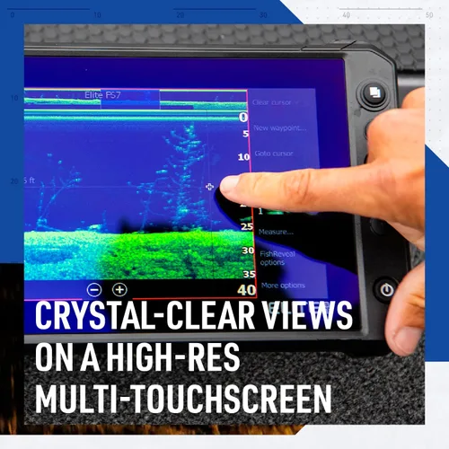 Vista 5 de Lowrance Elite FS Fishfinder/Chartplotter, Available with and Without Transducer