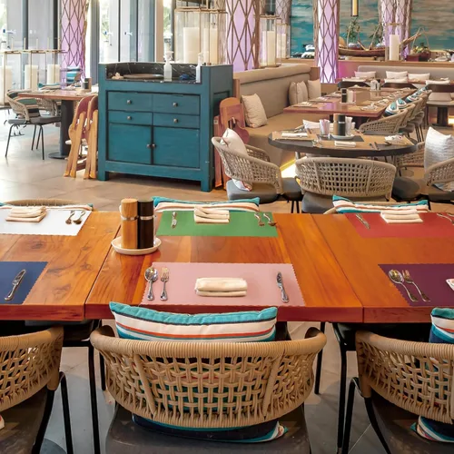 Vista 7 de *Mantel individual de papel burdeos 14 pulgadas x10/100