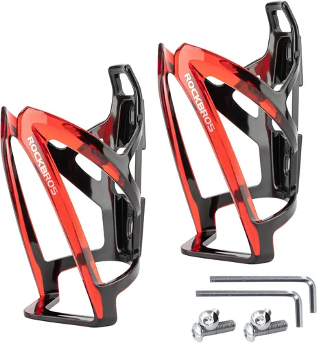 Vista 14 de ROCKBROS Portabotellas de Agua para Bicicleta Ultraligero, Jaulas para Botellas de Bicicleta con Tornillos y Herramienta, Soporte Universal