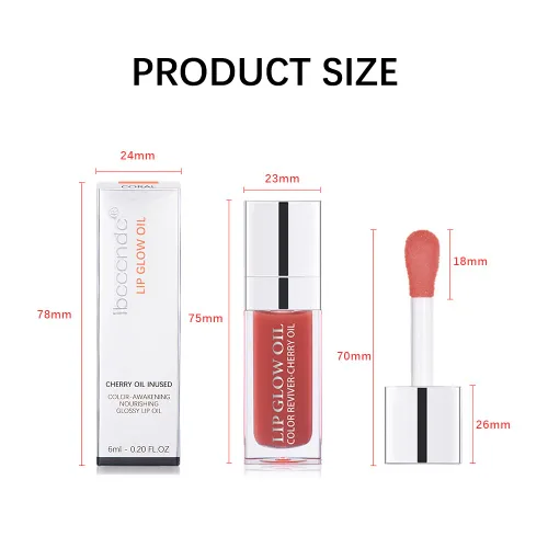 Vista 8 de Aceite hidratante para labios, brillo voluminoso de labios, hidratante, brillo labial transparente no pegajoso, bálsamo para el cuidado