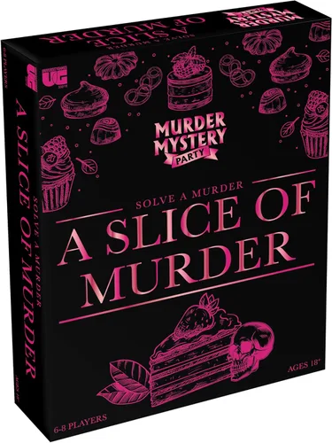 Murder Mystery Party, Juego de Cena de Misterio de Asesinato "Una Rebanada de Asesinato", Conviértete en el Personaje, Resuelve el Asesinato en una