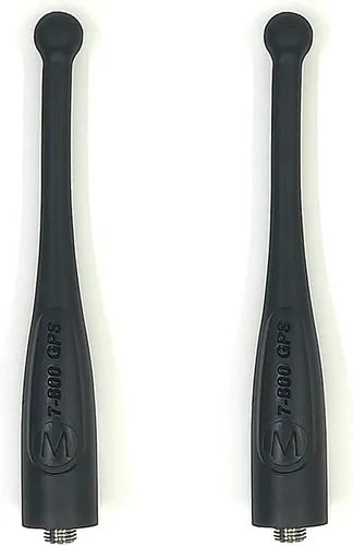 Antena corta APX 6000/7000 para Motorola APX 4000/8000 Stubby NAR6595A y banda de señal de 764-870MHz y GPS 7-800 de KCTIN (paquete de 2)