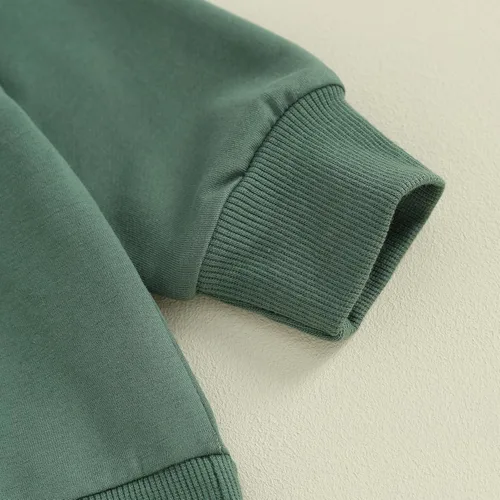 Vista 5 de fhutpw Sudadera de manga larga con estampado de letras para bebés, niños y niñas, ropa de otoño