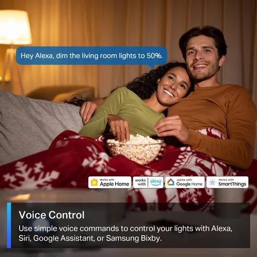 Vista 5 de TP-Link Tapo Matter - Interruptor de atenuación inteligente: control de voz con Siri, Alexa y Google Assistant, certificado UL, temporizador
