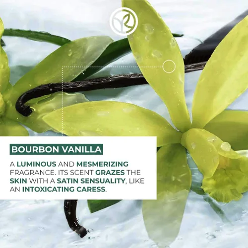 Vista 5 de Yves Rocher Gel corporal Bourbon Vanilla Escape para baño y ducha, 6.8 fl oz.