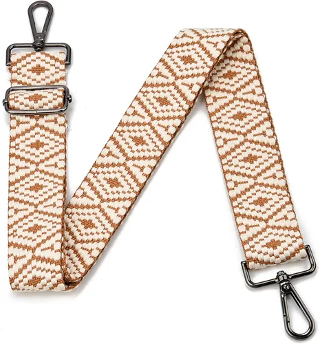 Vista 29 de Correa para bolso con herrajes dorados de repuesto, correa para bolso cruzado, correa ancha ajustable para colgar al hombro