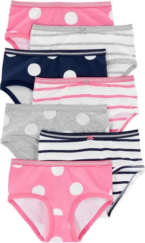 Vista 6 de Carter's Ropa interior para niñas, paquete de 7 piezas Bailarina