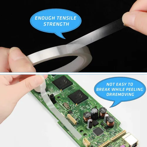 Vista 5 de Zonon 4 rollos de 10 mm x 33 m, 108 pies de cinta adhesiva resistente al calor para sublimación, cinta adhesiva de transferencia de calor de alta