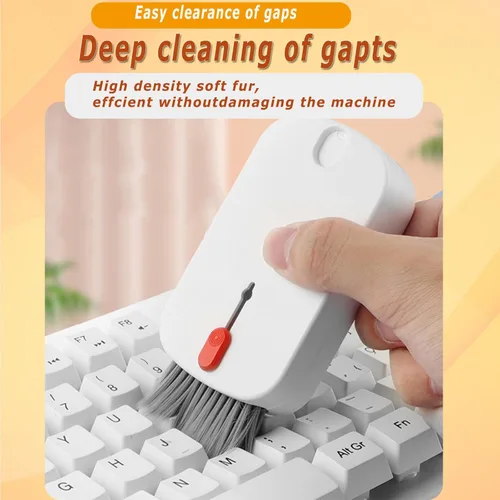 Vista 3 de Kit limpiador de teclado de pantalla para computadora portátil 10 en 1, herramienta de limpieza electrónica para MacBook iPad, iPhone Pro