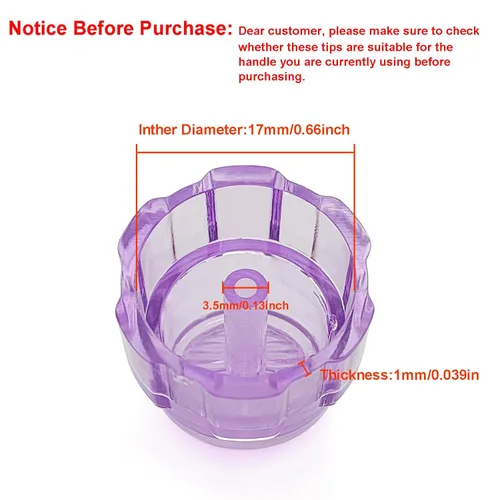 Vista 4 de Elitzia Cabezales de microderma de dermoabrasión hidráulica de plástico Hydra Facial Aqua Peel Tips Water Peeling Caps Cuidado facial Herramienta