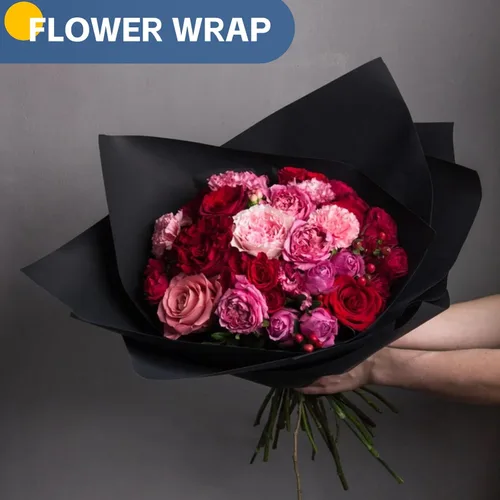 Vista 5 de Papel de regalo negro de 15 x 390 pulgadas, rollo de papel kraft para tablón de anuncios, papel de arte, caballete de póster, rollo de papel