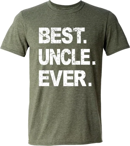 Camiseta con texto en inglés "Best Dad & Uncle Ever", divertida camiseta sarcástica para papá, linda broma para hombre, regalo para papá y tío