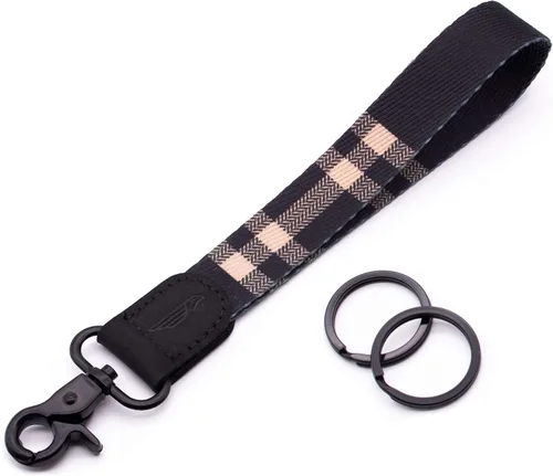 Vista 30 de Llavero de cordón POCKT para muñeca, para hombre y mujer, POCKT, estupendo cordón para las llaves, cartera y para tarjetas, con 2 anillos