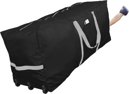 Vista 2 de Bolsa de almacenamiento para árbol de Navidad de Primode, se adapta a árboles de hasta 9 pies de altura, 28" x 16" x 60", contenedor extragrande